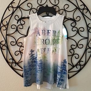 Girls Sleeveless T-shirt/Loose Tank